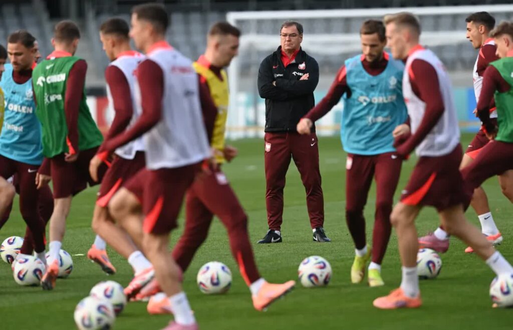 Trening piłkarskiej reprezentacji Polski, fot. PAP/Piotr Nowak