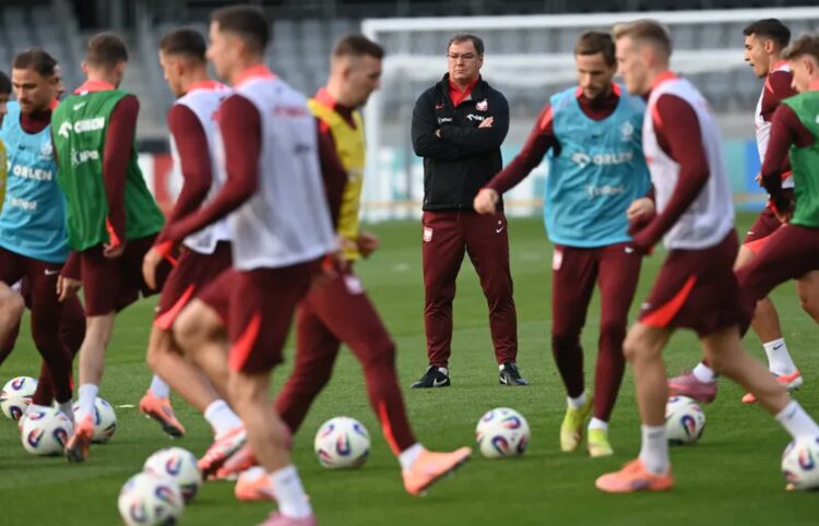 Trening piłkarskiej reprezentacji Polski, fot. PAP/Piotr Nowak