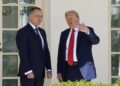 Prezydent Polski Karol Nawrocki i prezydent USA Donald Trump. Fot. PAP/EPA/ YURI GRIPAS / POOL