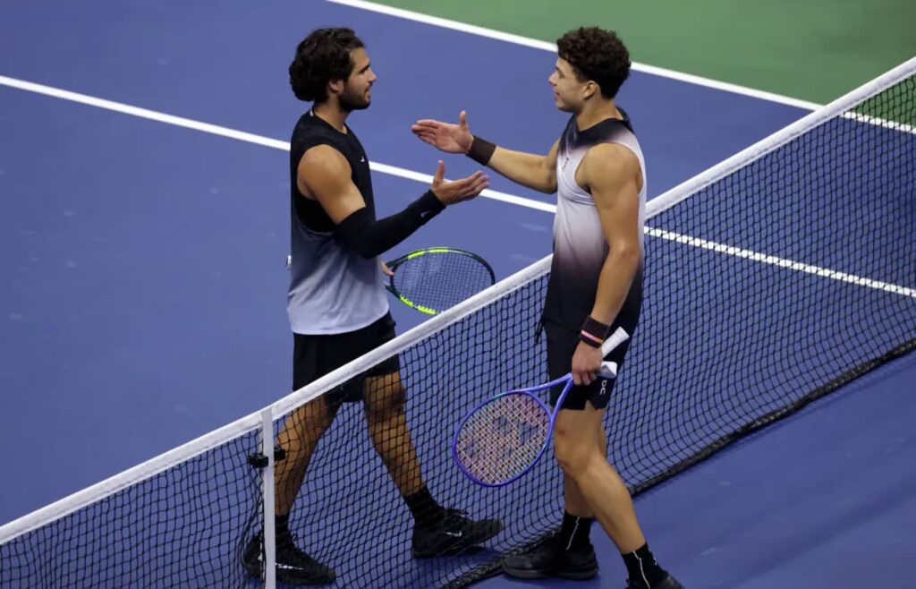Carlos Alcaraz i Ben Shelton, fot. PAP/EPA/BRIAN HIRSCHFELD