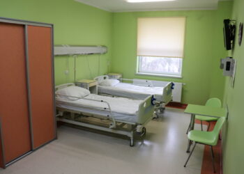 Sala oddziału ginekologiczno-położniczego w Szpitalu im. Ryszarda Rzepki w Sulechowie (mat. prasowe)