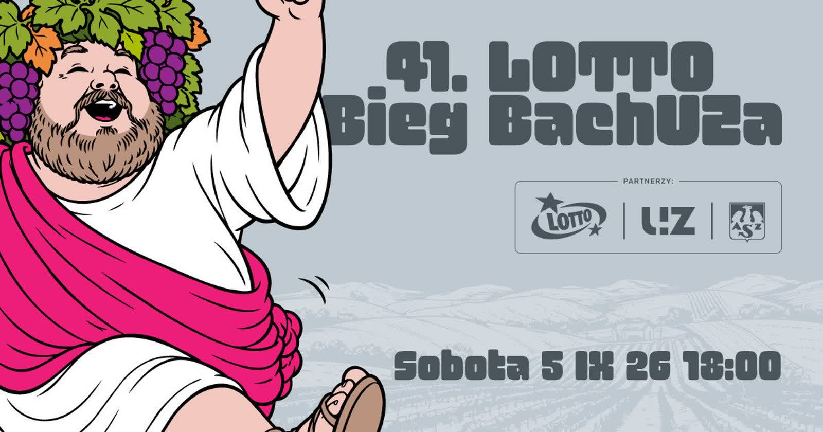 W sobotę ruszy 41. LOTTO Bieg Bachusa