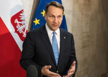 Radosław Sikorski Fot. PAP/Vladyslav Musiienko