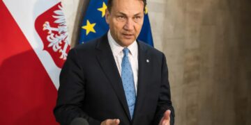 Radosław Sikorski Fot. PAP/Vladyslav Musiienko