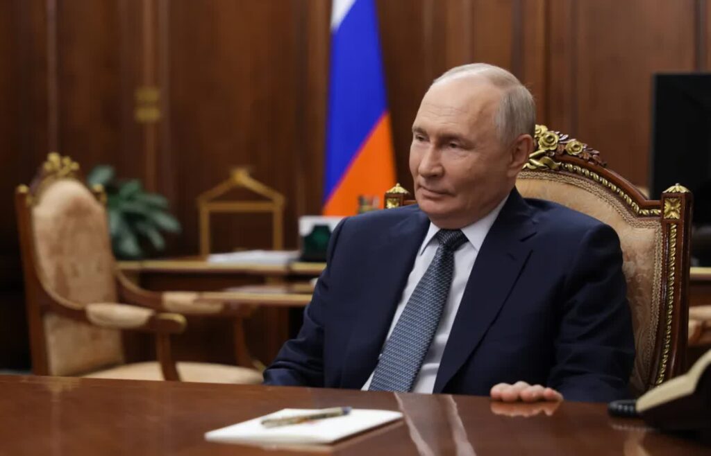 Prezydent Rosji Władimir Putin. Fot. PAP/EPA/VYACHESLAV PROKOFYEV / SPUTNIK / KREMLIN POOL