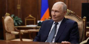 Prezydent Rosji Władimir Putin. Fot. PAP/EPA/VYACHESLAV PROKOFYEV / SPUTNIK / KREMLIN POOL