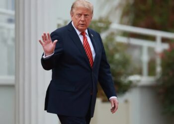 Prezydent USA Donald Trump. Fot. PAP/EPA/NEIL HALL