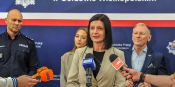 Konferencja prasowa przed spotkaniem inaugurującym program "Przyszłość a Ty" (fot. Lubuska Policja)