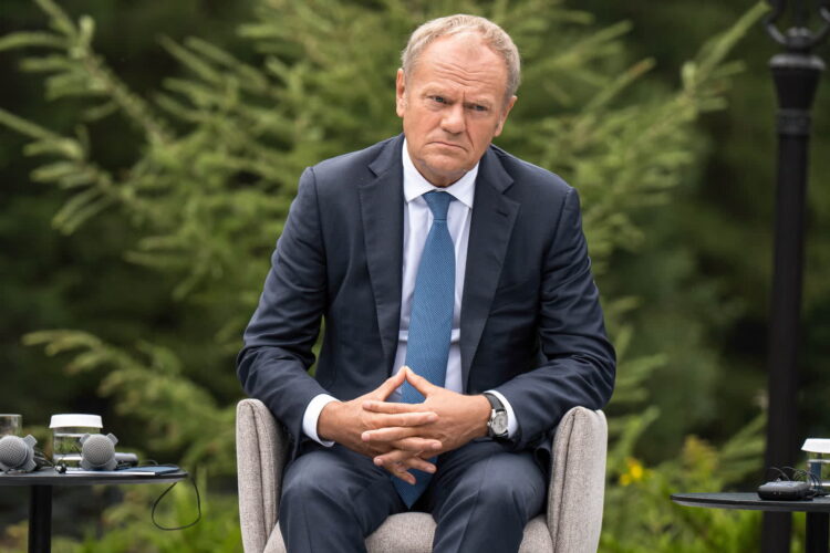 Premier Donald Tusk. Fot. PAP/Vladyslav Musiienko