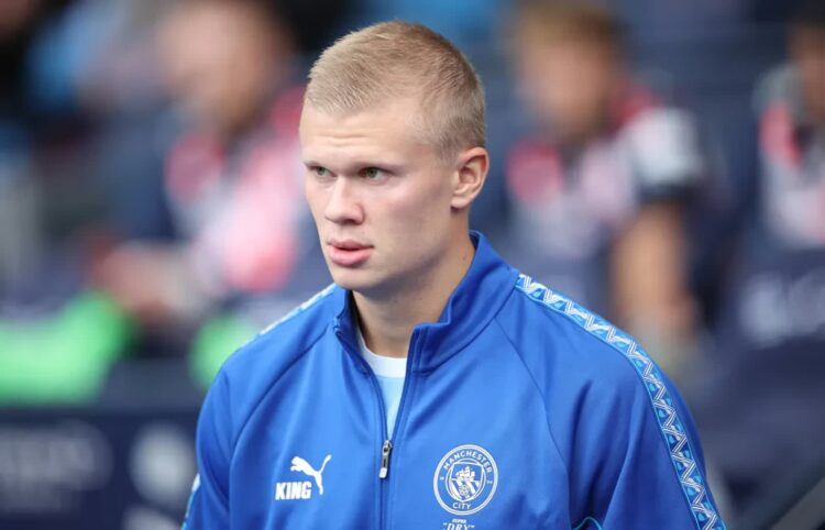 Erling Haaland. Fot. PAP/EPA/ADAM VAUGHAN