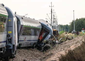 SOKOLNIKI SUCHE WYKOLEJENIE POCIĄGU RELACJI LUBLIN-SZCZECIN. Fot. PAP/Leszek Szymański