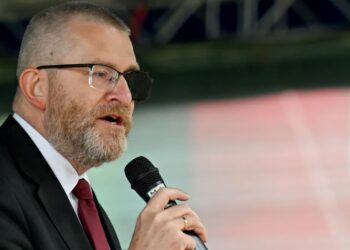 Grzegorz Braun Fot. PAP/Piotr Polak