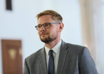 Michał Woś. Fot. PAP/Leszek Szymański