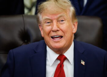 Prezydent USA Donald Trump. Fot. PAP/EPA/Samuel Corum / POOL