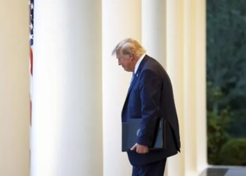 Donald Trump, fot. PAP/EPA/JIM LO SCALZO / POOL