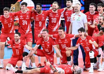 Siatkarze reprezentacji Polski Fot. PAP/Darek Delmanowicz