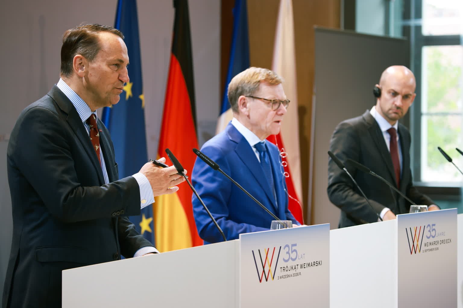 Odpowiedź na rosyjskie sabotaże tematem spotkania Trójkąta Weimarskiego