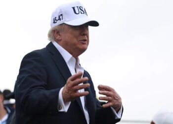Prezydent USA Donald Trump. Fot. PAP/EPA/NEIL HALL