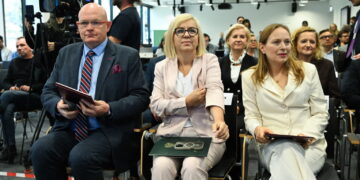 WARSZAWA KONFERENCJA KPO. FUNDUSZE. LUDZIE. EFEKTY. Fot. PAP/Radek Pietruszka