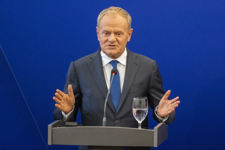 Premier Donald Tusk. Fot. PAP/EPA/JAKUB GAVLAK