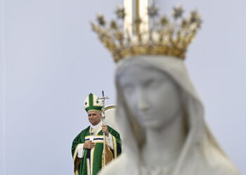 Papież Leon XIV z pielgrzymką w Lourdes. Fot. PAP/EPA/VATICAN MEDIA HANDOUT