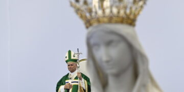 Papież Leon XIV z pielgrzymką w Lourdes. Fot. PAP/EPA/VATICAN MEDIA HANDOUT