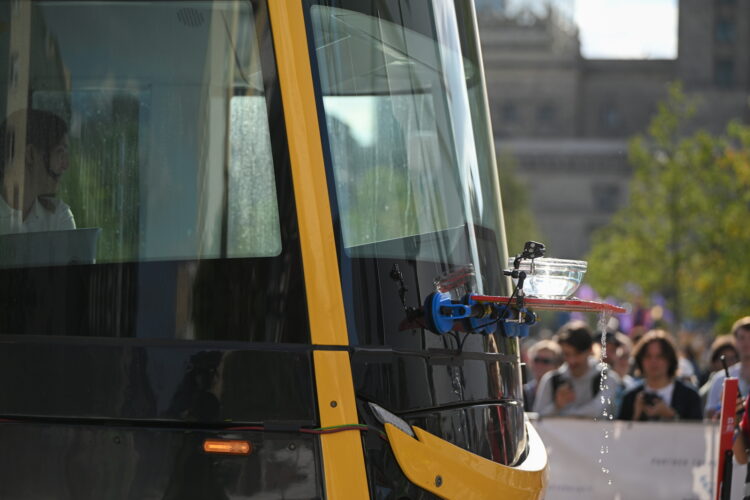Warszawa, 19.09.2026. 12. Europejskie Mistrzostwa Motorniczych Tram-Em w Warszawie, 19 bm. W zawodach startuje 26 reprezentacji z europejskich miast oraz australijska dru¿yna z Melbourne. (mr) PAP/Marcin Obara