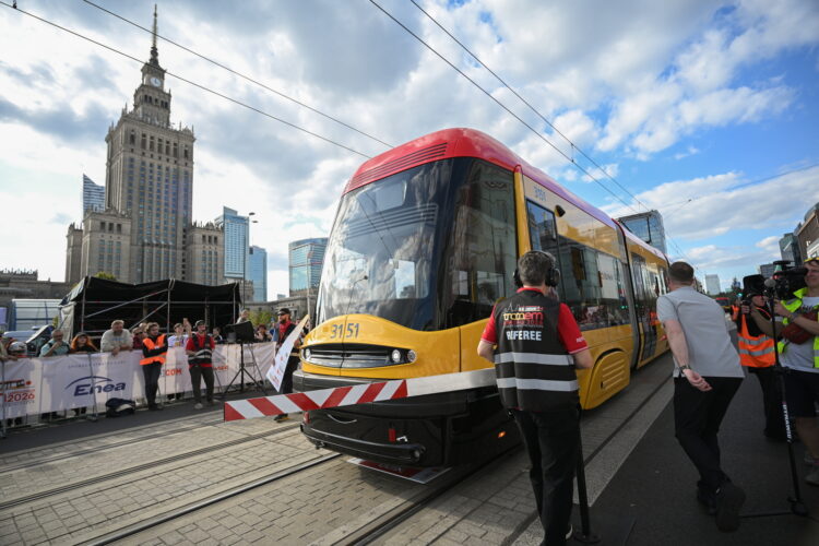 Warszawa, 19.09.2026. 12. Europejskie Mistrzostwa Motorniczych Tram-Em w Warszawie, 19 bm. W zawodach startuje 26 reprezentacji z europejskich miast oraz australijska dru¿yna z Melbourne. (mr) PAP/Marcin Obara