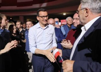W sobotę w południe w warszawskim Teatrze Palladium rozpoczęła się konwencja stowarzyszenia Rozwój Plus. Fot. PAP/ Paweł Supernak