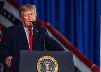 Donald Trump. Fot. EPA/LAURA BRETT