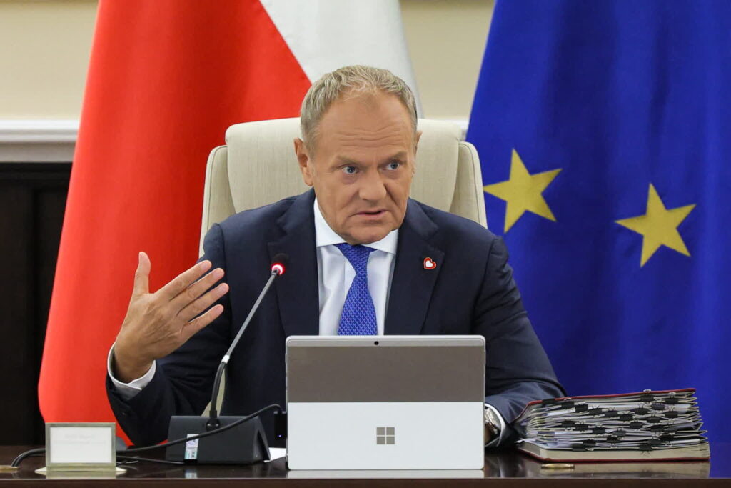 Premier Donald Tusk. Fot. PAP/Paweł Supernak