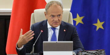 Premier Donald Tusk. Fot. PAP/Paweł Supernak
