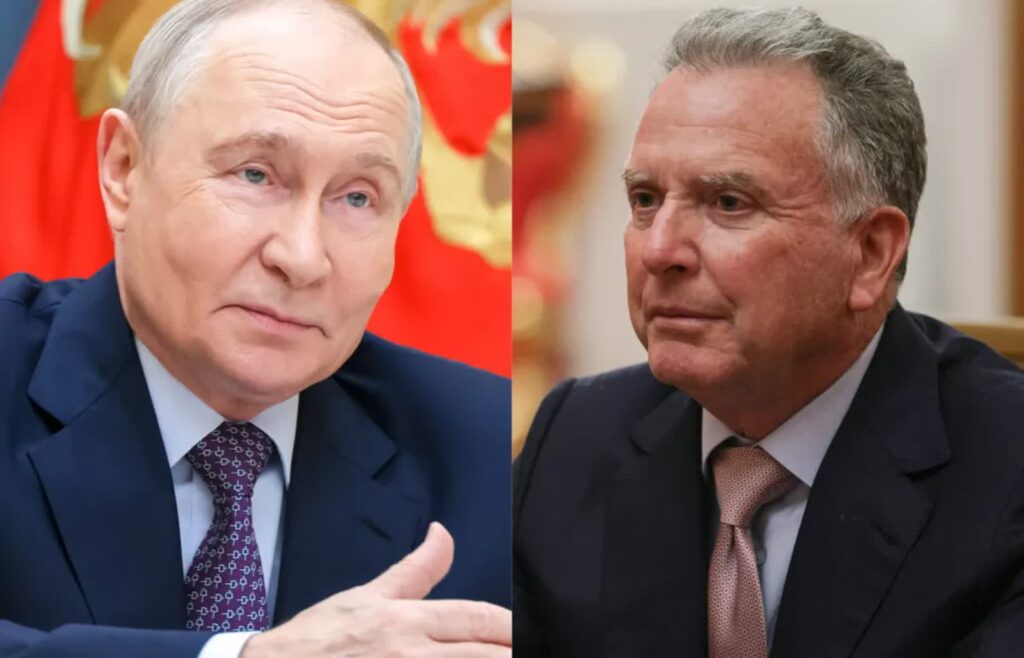 Władimir Putin, Steve Witkoff. Fot. PAP/EPA/MIKHAIL METZEL,GAVRIIL GRIGOROV