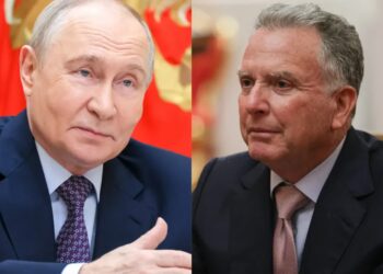 Władimir Putin, Steve Witkoff. Fot. PAP/EPA/MIKHAIL METZEL,GAVRIIL GRIGOROV