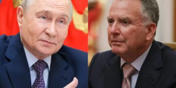 Władimir Putin, Steve Witkoff. Fot. PAP/EPA/MIKHAIL METZEL,GAVRIIL GRIGOROV