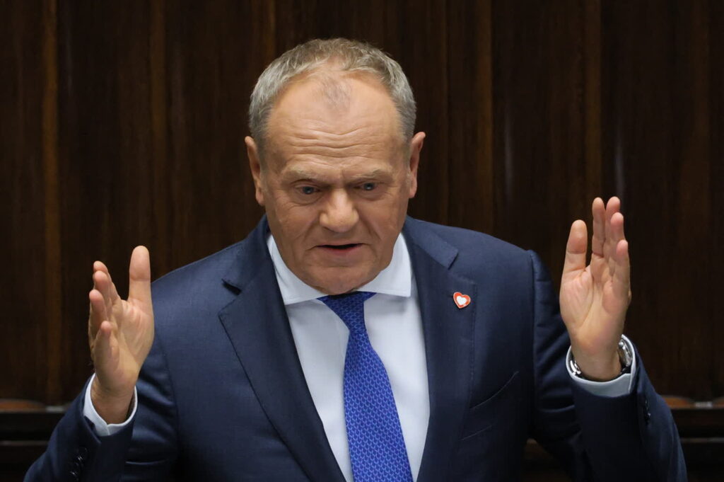 Premier Donald Tusk. Fot. PAP/Paweł Supernak