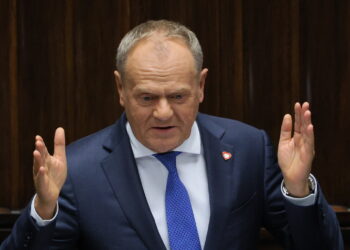 Premier Donald Tusk. Fot. PAP/Paweł Supernak