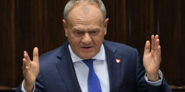 Premier Donald Tusk. Fot. PAP/Paweł Supernak