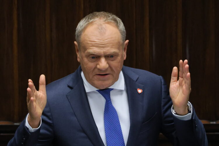 Premier Donald Tusk. Fot. PAP/Paweł Supernak
