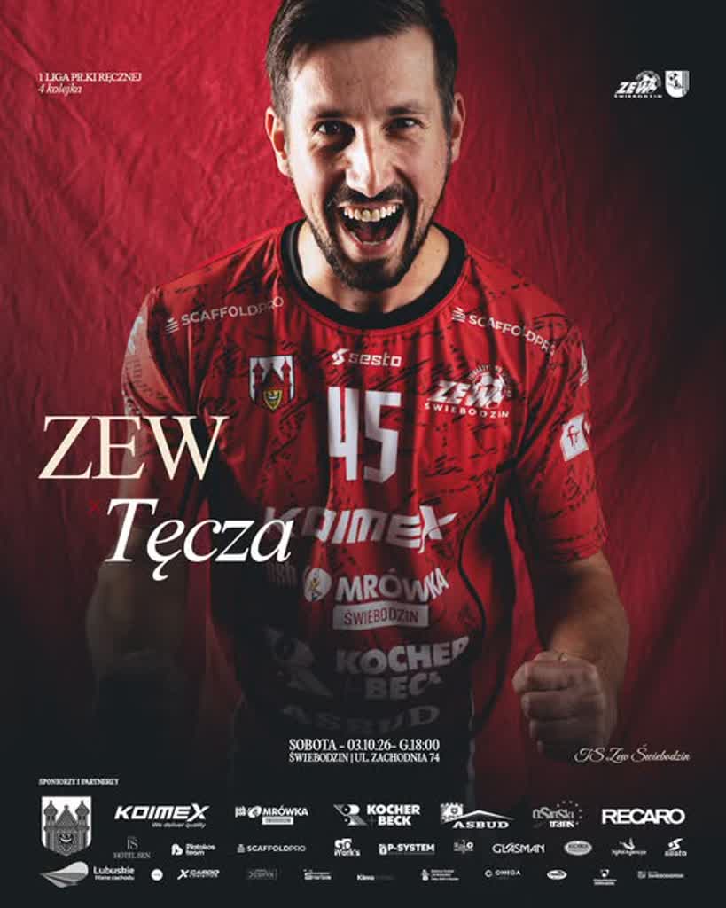 Niepokonani piłkarze ręczni Zewu zagrają w Świebodzinie przeciwko Tęczy Kościan