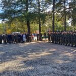 Apel z okazji Święta Żołnierza Rezerwy na Skwerze Czołgisty w Żaganiu (fot. Piotr Bakselerowicz)