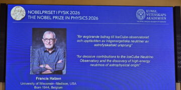 Francis Halzen. Fot. PAP/EPA/CHRISTINE OLSSON