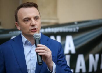Łukasz Gibała. Fot. PAP/Łukasz Gągulski