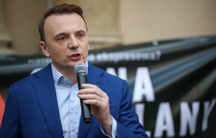 Łukasz Gibała. Fot. PAP/Łukasz Gągulski