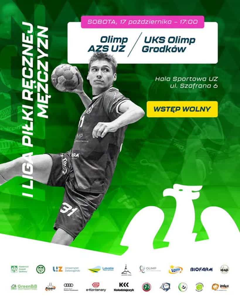 Olimp AZS UZ vs Olimp Grodków w I lidze szczypiornistów