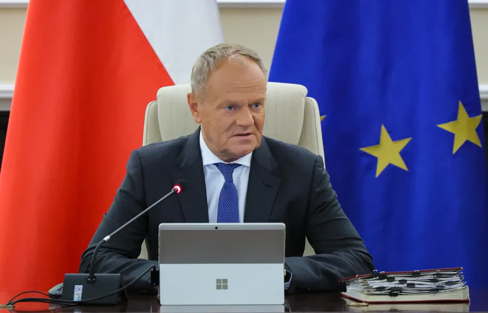Prezydent Karol Nawrocki wszedł do siedziby Trybunału Konstytucyjnego