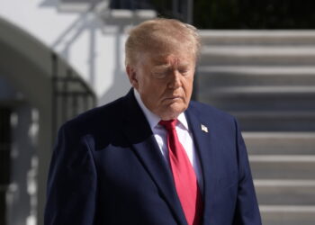 Prezydent USA Donald Trump. Fot. PAP/EPA/YURI GRIPAS / POOL