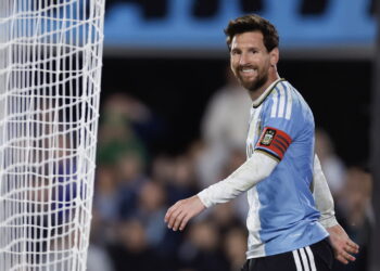 Lionel Messi. Fot. PAP/EPA/Juan Ignacio Roncoroni