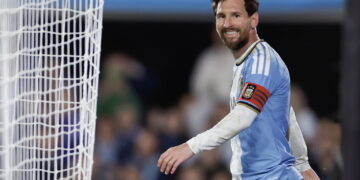 Lionel Messi. Fot. PAP/EPA/Juan Ignacio Roncoroni