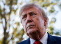 Na zdjęciu Donald Trump (PAP/EPA/SAMUEL CORUM / POOL)